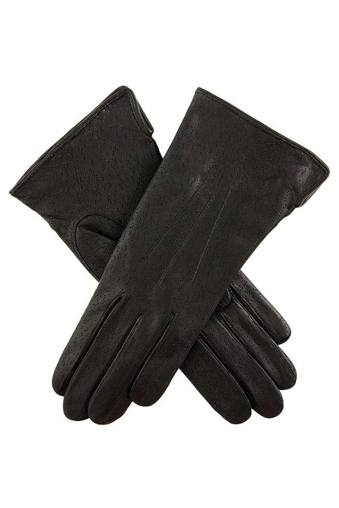 Dents Womens Jessica Classic Imipec Leather Gloves - Black