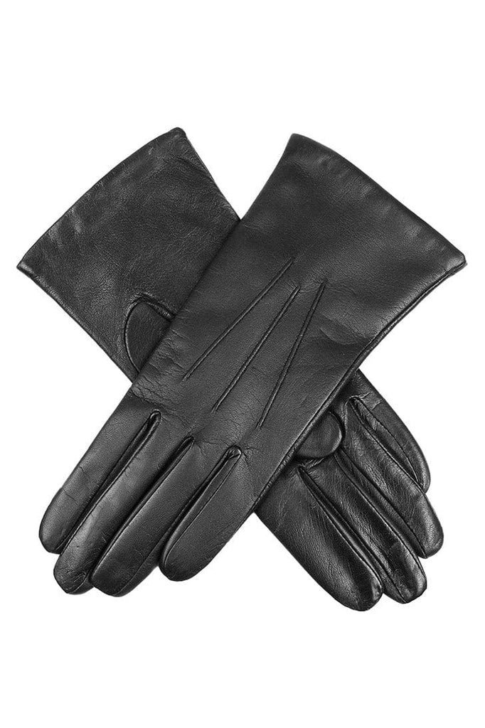 Dents Womens Maisie Classic Hairsheep Leather Touchscreen Gloves - Black