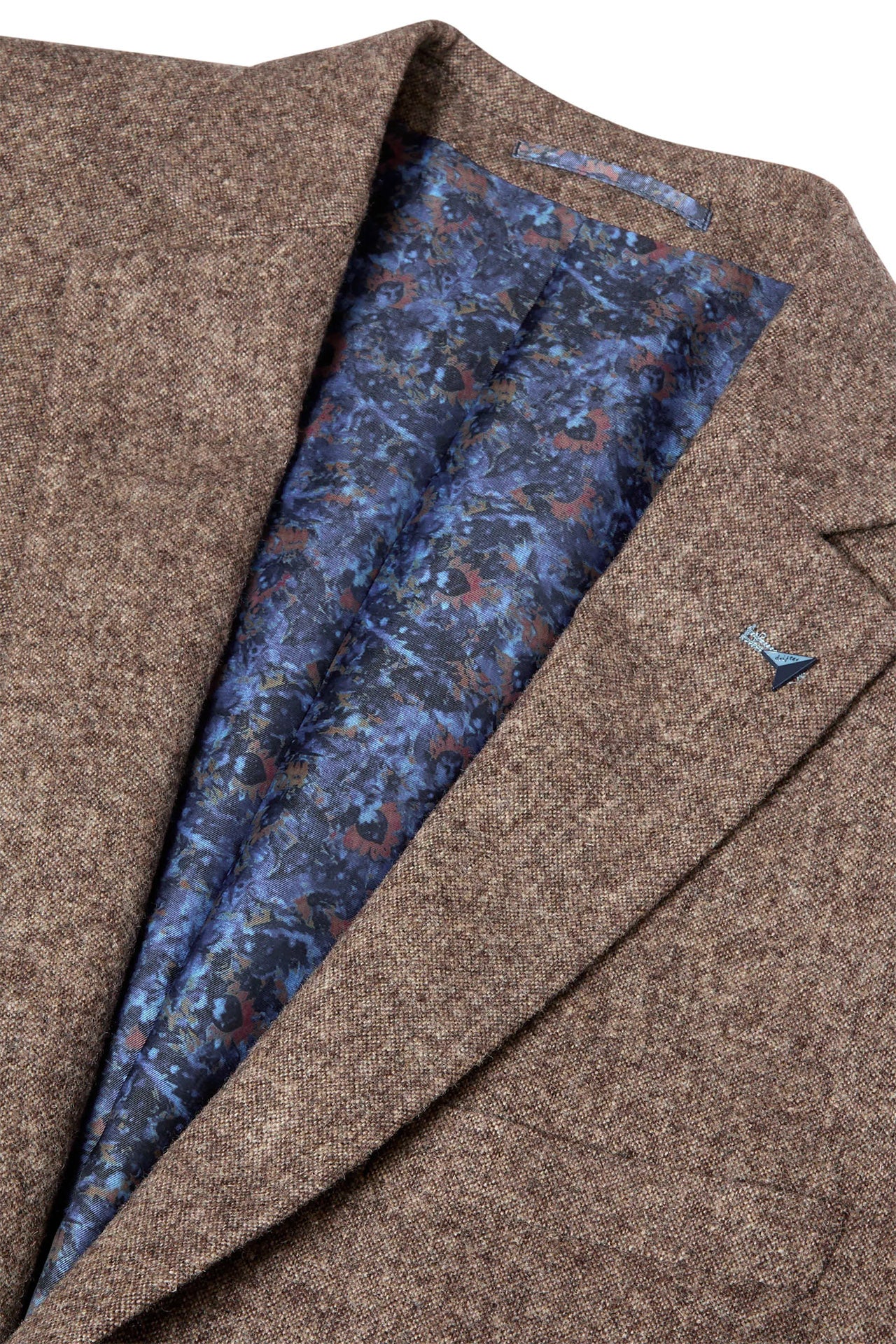 Douglas & Grahame Drifter Bordeaux Wool Melange Jacket - Soft Brown