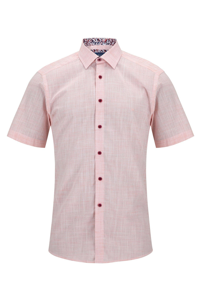 Drifter Giovanni Regular Fit Short Sleeve Shirt - Pink