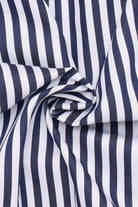 Eterna Modern Fit Bengal Stripe Shirt - Navy/White