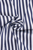 Eterna Modern Fit Bengal Stripe Shirt - Navy/White