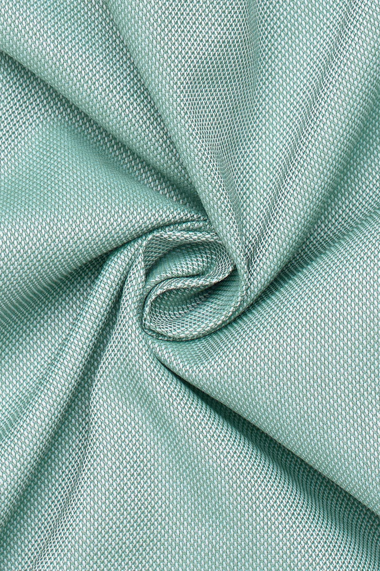 Eterna Modern Fit Micro Texture Shirt - Green