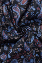 Eterna Modern Fit Paisley Print Shirt - Black/Blue