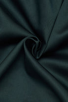 Eterna Modern Fit Plain Cotton Satin Shirt - Dark Green