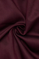 Eterna Modern Fit Plain Cotton Satin Shirt - Plum