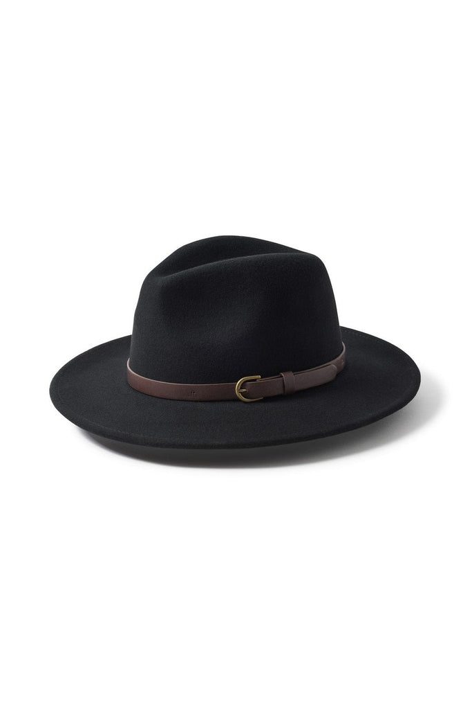 Failsworth Adventurer Wide Brim Crushable Hat - Black