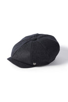 Failsworth Alfie Melton Bakerboy Wool Blend Cap - Grey