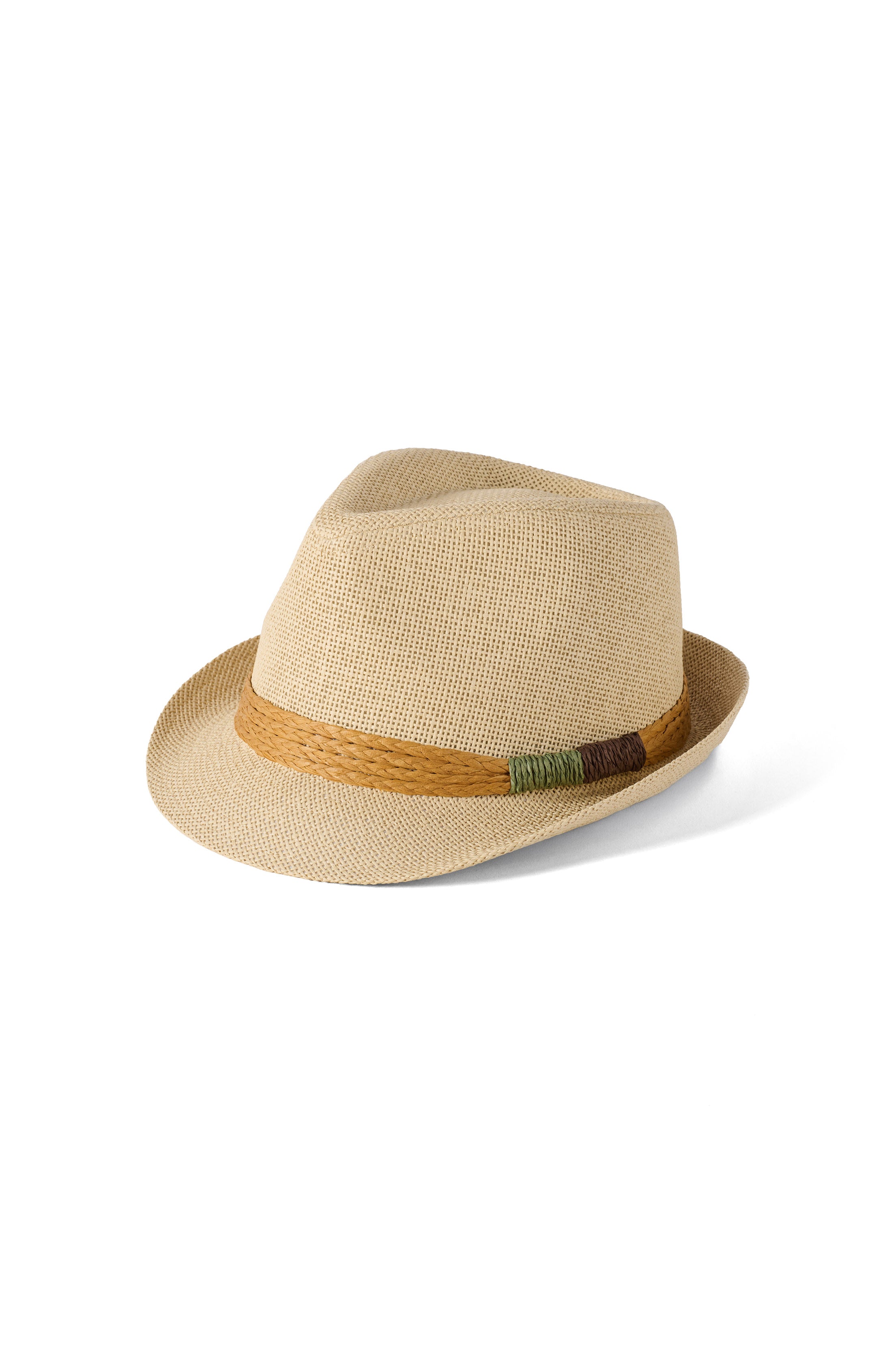 Failsworth Algarve Raffia Straw Trilby Hat - Natural