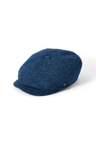 Failsworth Carloway Harris Tweed Newsboy Cap - Blue