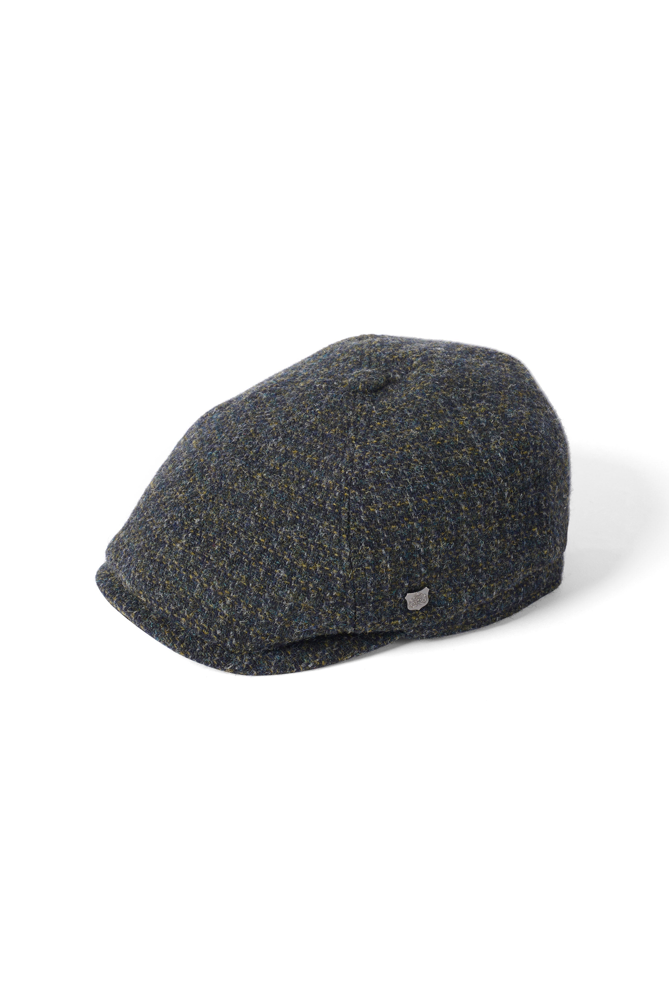 Failsworth Hudson Harris Tweed Bakerboy Cap - Grey Check