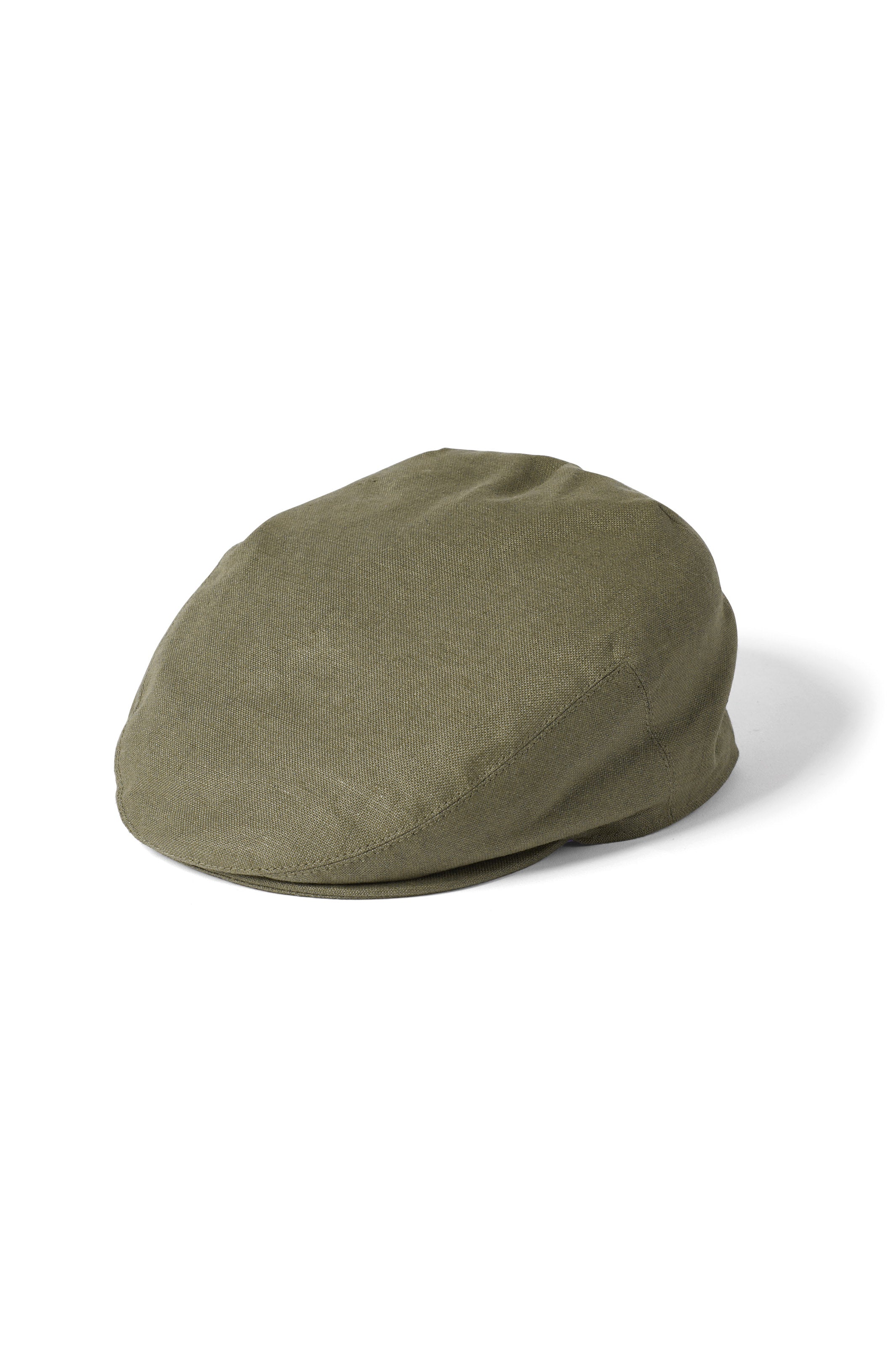 Failsworth Irish Linen Flat Cap - Khaki