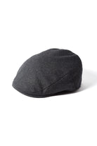 Failsworth Melton Wool Blend Flat Cap - Grey