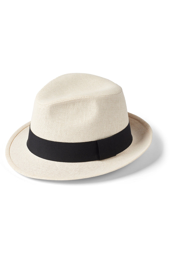 Failsworth Paperstraw Trilby Hat - Natural