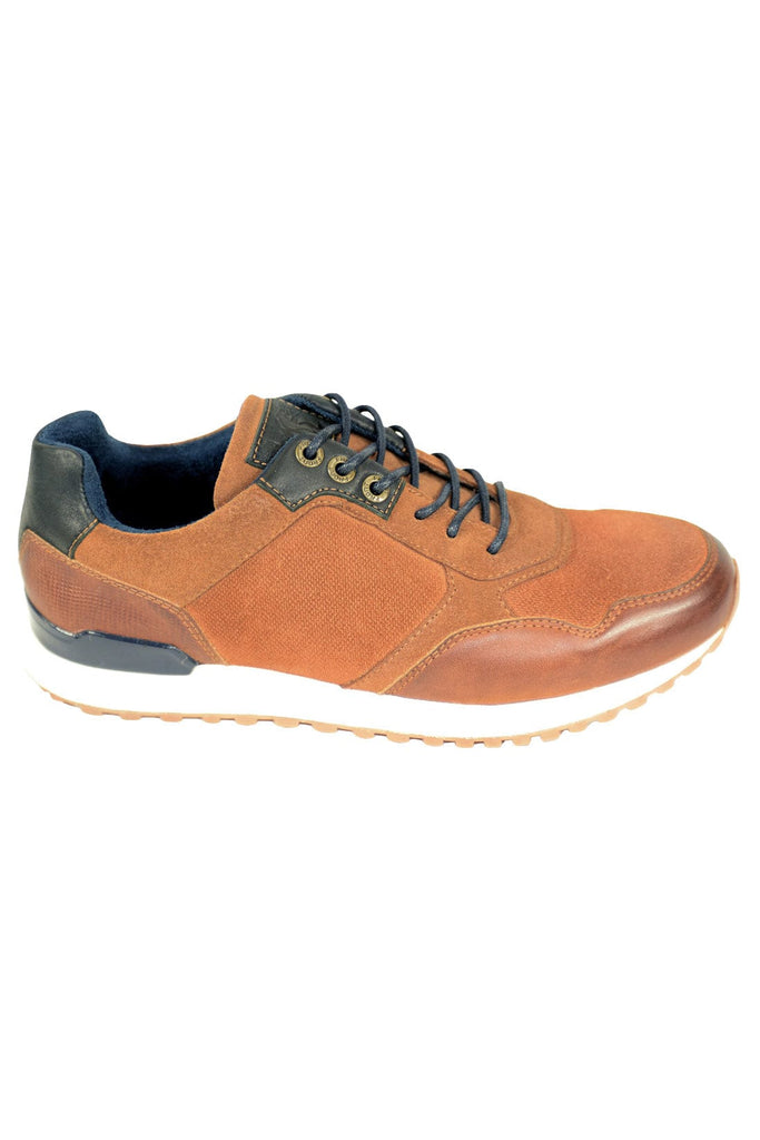 FRONT Chicago Leather Trainers - Tan