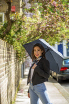 Fulton Aerolite Lightweight Folding Umbrella - Black L891_BLACK_OS