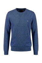 Fynch Hatton Air Cotton Crew Neck Jumper - Midnight