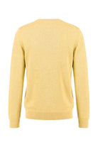 Fynch Hatton Air Cotton Crew Neck Jumper - Pale Yellow