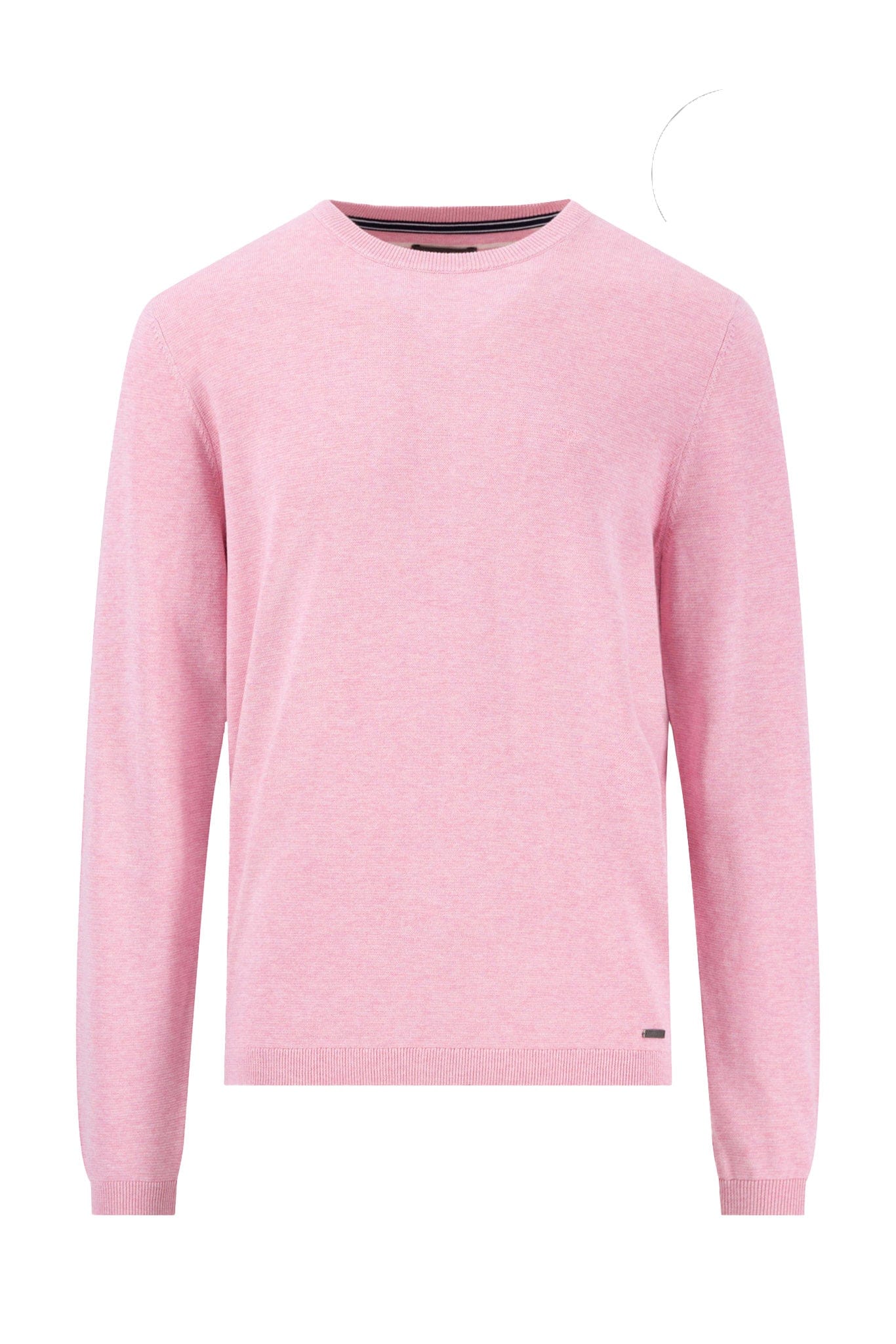 Fynch Hatton Air Cotton Crew Neck Jumper - Peony