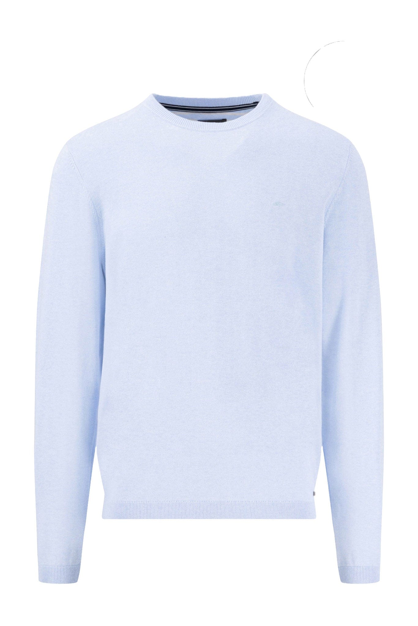 Fynch Hatton Air Cotton Crew Neck Jumper - Summer Breeze