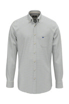 Fynch Hatton Button-Down Check Shirt - Avocado