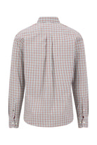 Fynch Hatton Button-Down Colourful Check Shirt - Brick