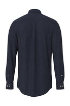 Fynch Hatton Button-Down Dark Denim Shirt - Navy
