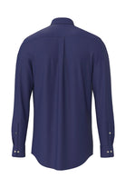 Fynch Hatton Button-Down Flannel Shirt - Navy