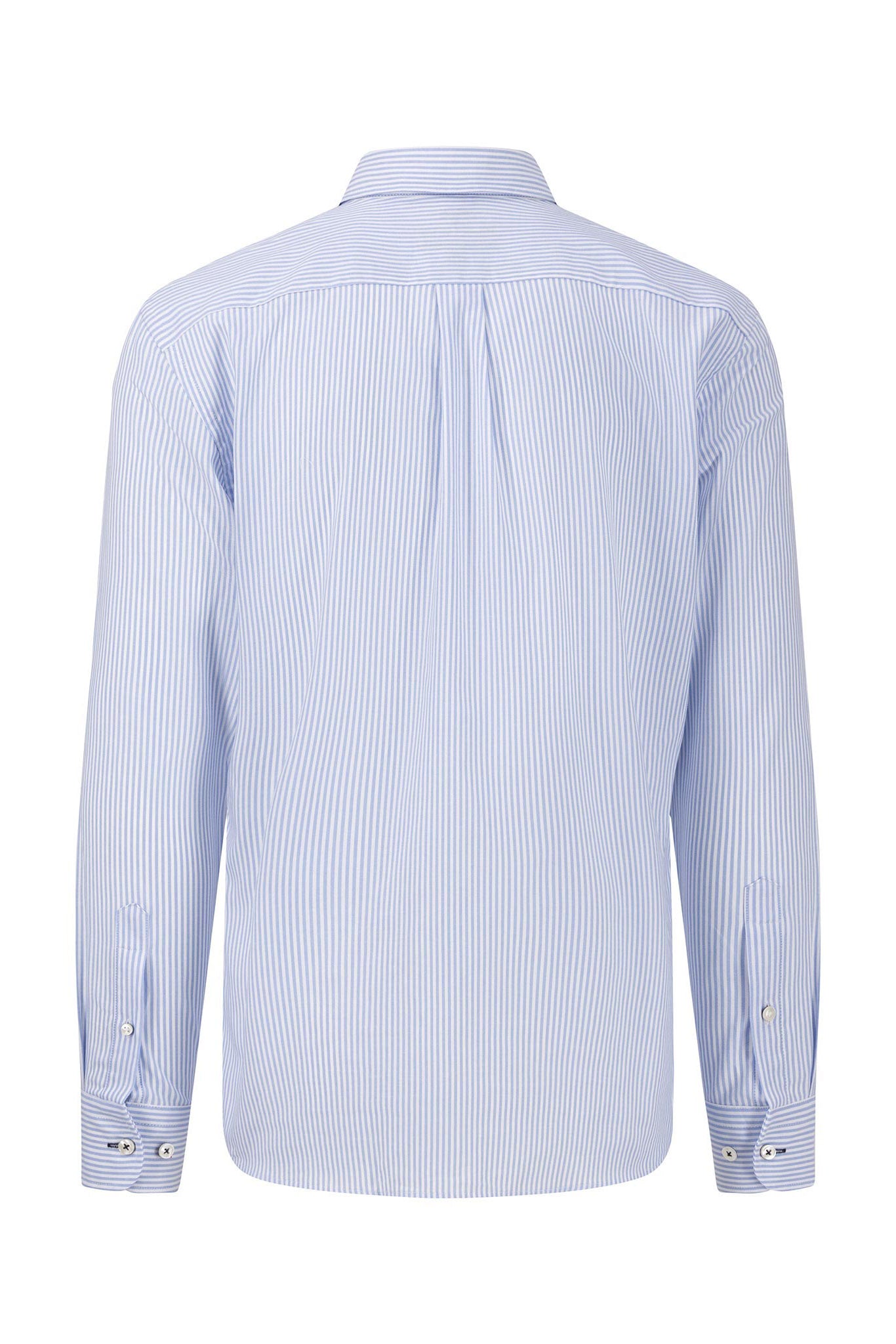 Fynch Hatton Button Down Oxford Shirt - Blue Stripe