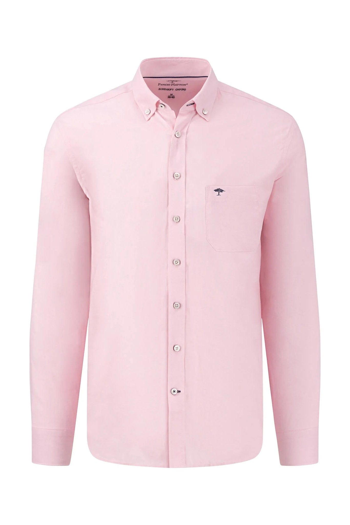 Fynch Hatton Button Down Oxford Shirt - Pink