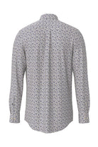 Fynch Hatton Button-Down Print Shirt - Deep Merlot