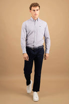 Fynch Hatton Button-Down Print Shirt - Deep Merlot