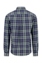 Fynch Hatton Button-Down Twill Check Shirt - Navy