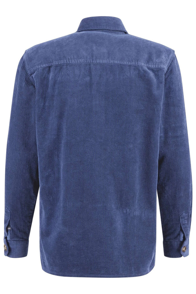 Fynch Hatton Corduroy Cotton Overshirt - Wave