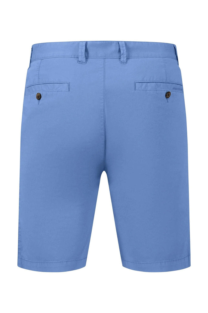 Fynch Hatton Cotton Stretch Shorts - Crystal Blue