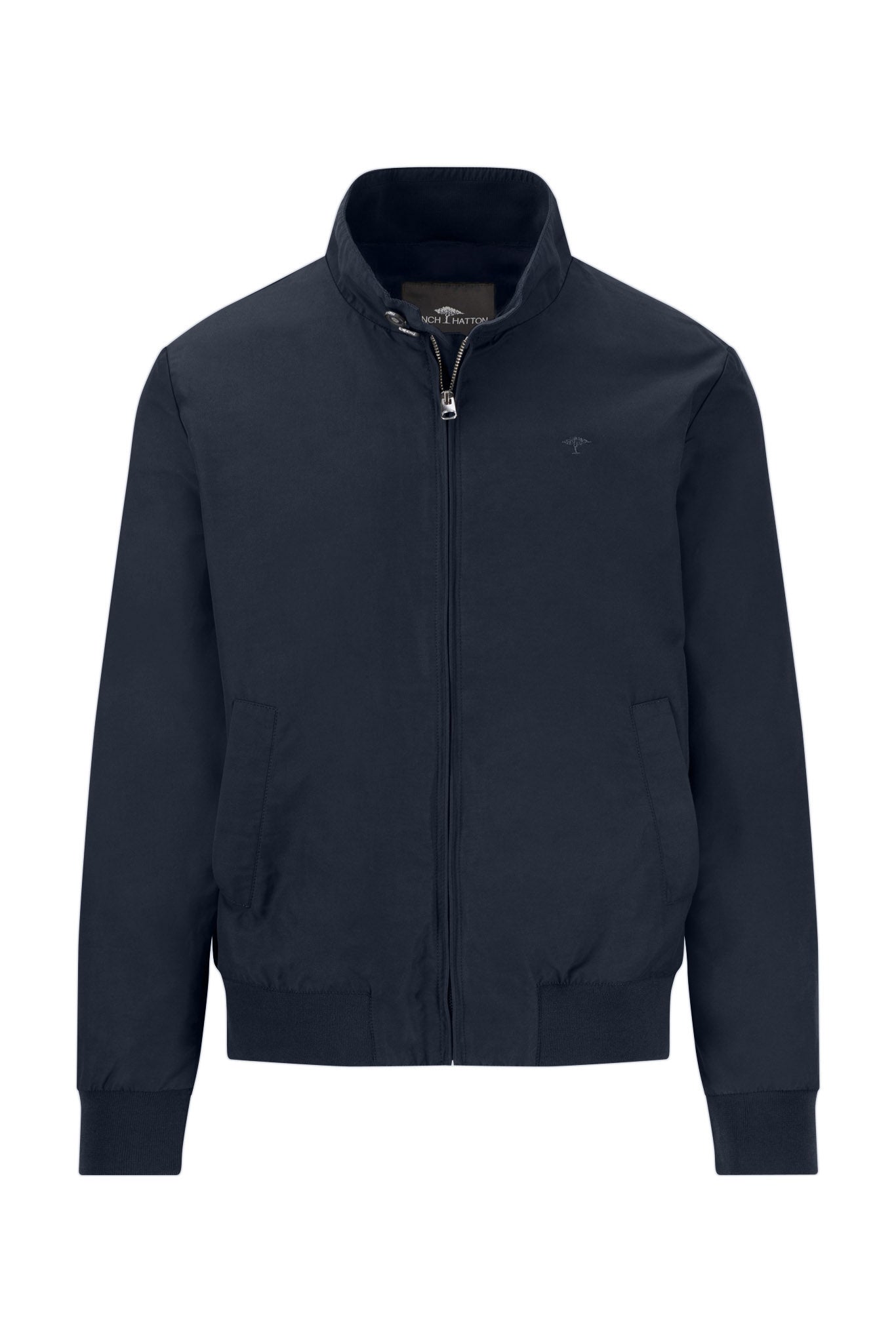 Fynch Hatton Harrington Jacket - Dark Navy
