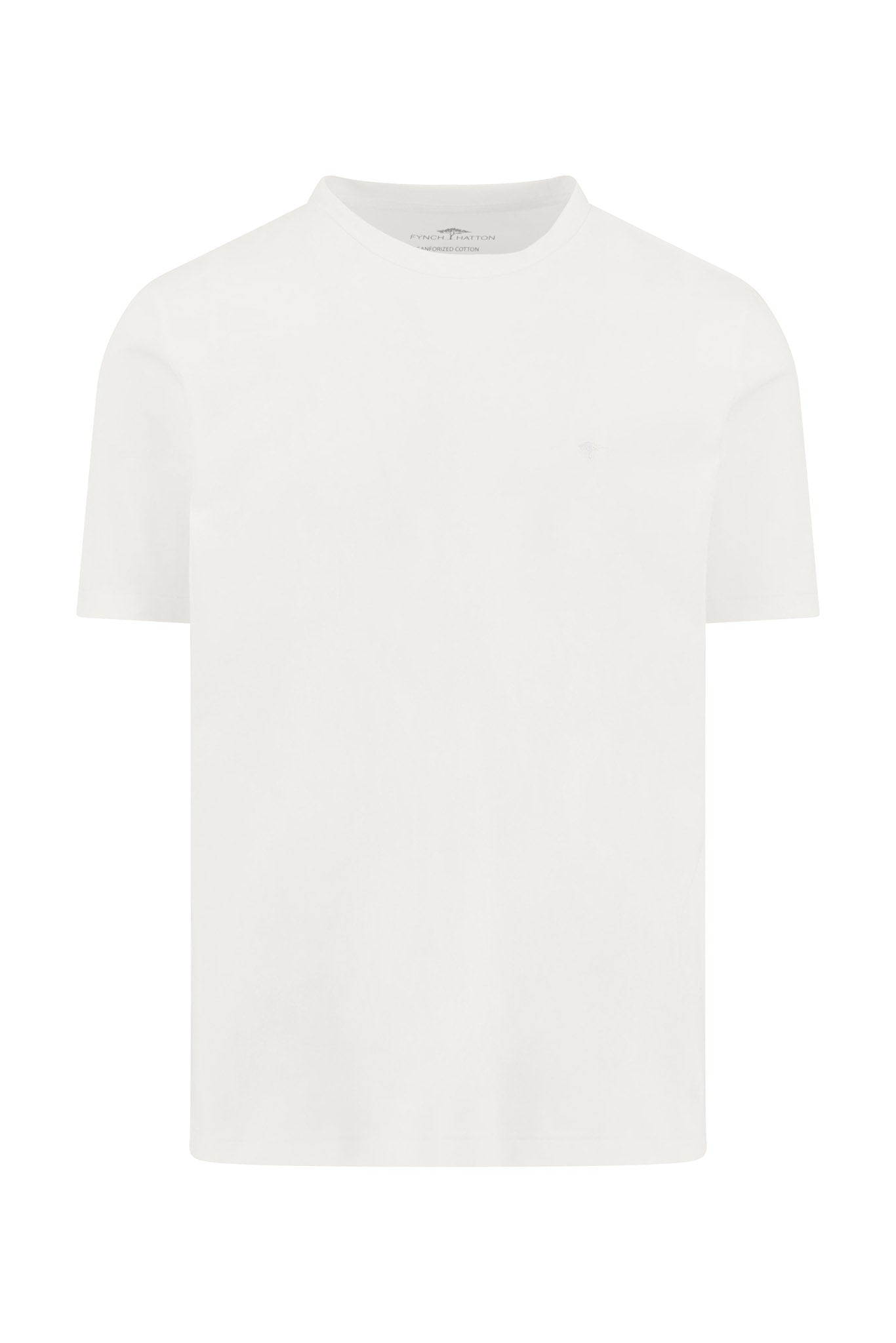 Fynch Hatton Premium Cotton T-Shirt - New Off-White