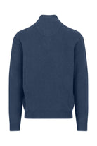 Fynch Hatton Quarter Button Knit Jumper - Night