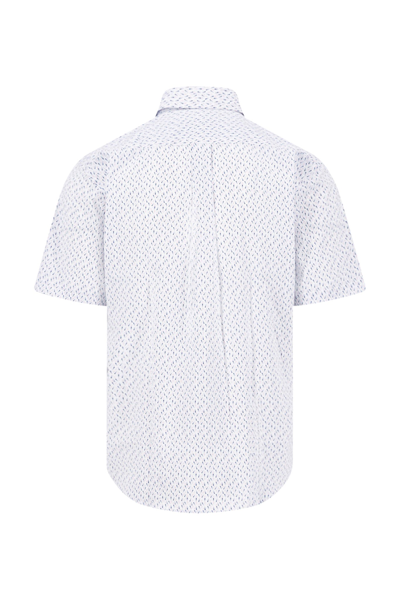 Fynch Hatton Short Sleeve Print Shirt - Magnolia