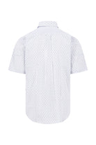 Fynch Hatton Short Sleeve Print Shirt - Magnolia