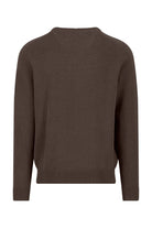 Fynch Hatton Supersoft Cotton V-Neck Jumper - Earth
