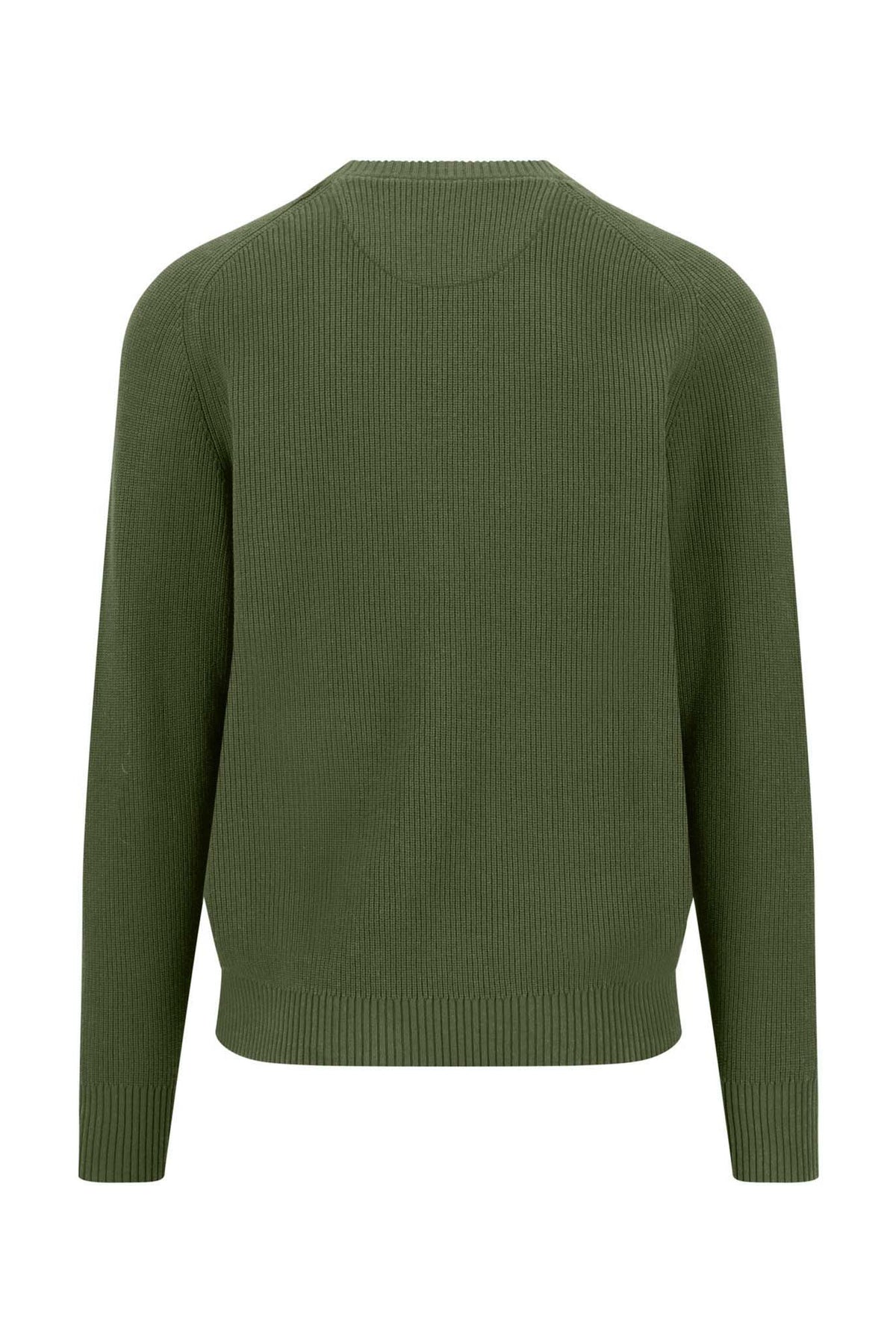 Fynch Hatton Supersoft Crew Neck Jumper - Moss