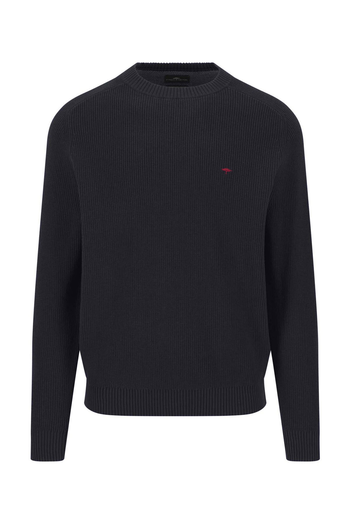 Fynch Hatton Supersoft Crew Neck Jumper - Navy
