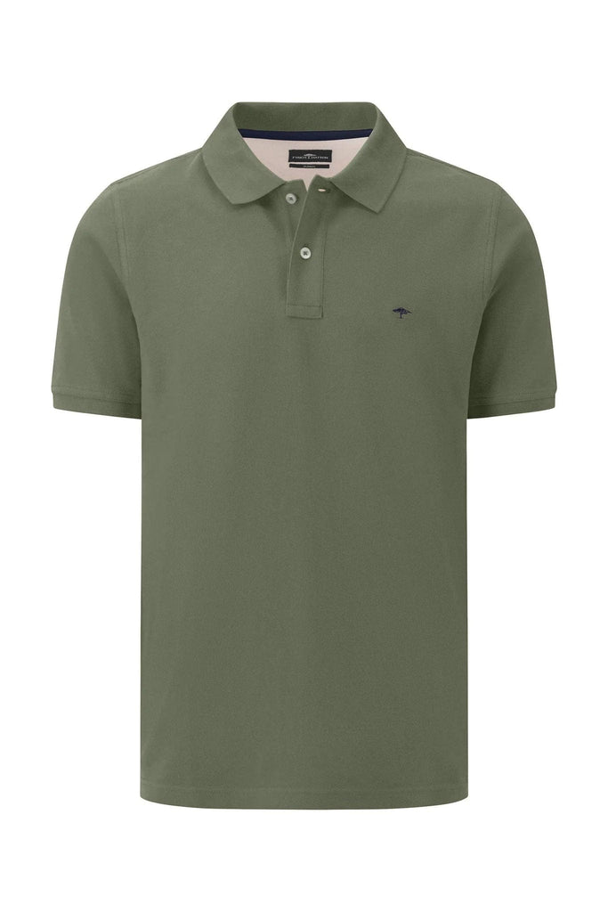 Fynch Hatton Supima Cotton Polo - Dusty Olive