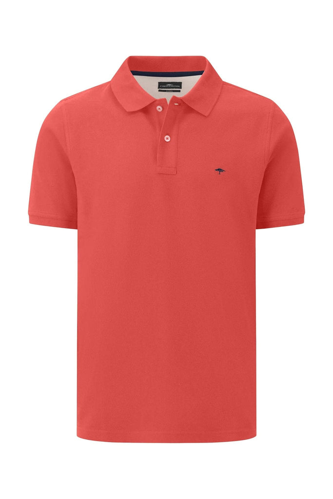 Fynch Hatton Supima Cotton Polo - Orient Red