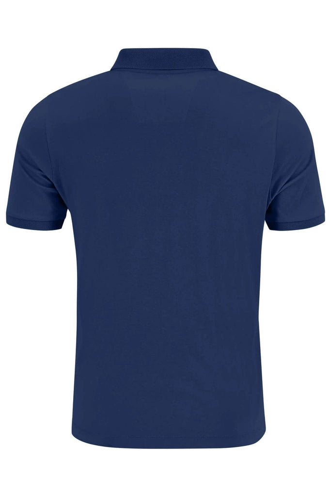 Fynch Hatton Supima Cotton Zip Polo Shirt - Midnight