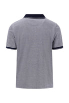 Fynch Hatton Two-Tone Stripe Polo - Navy