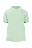 Fynch Hatton Two-Tone Stripe Polo - Turf Green