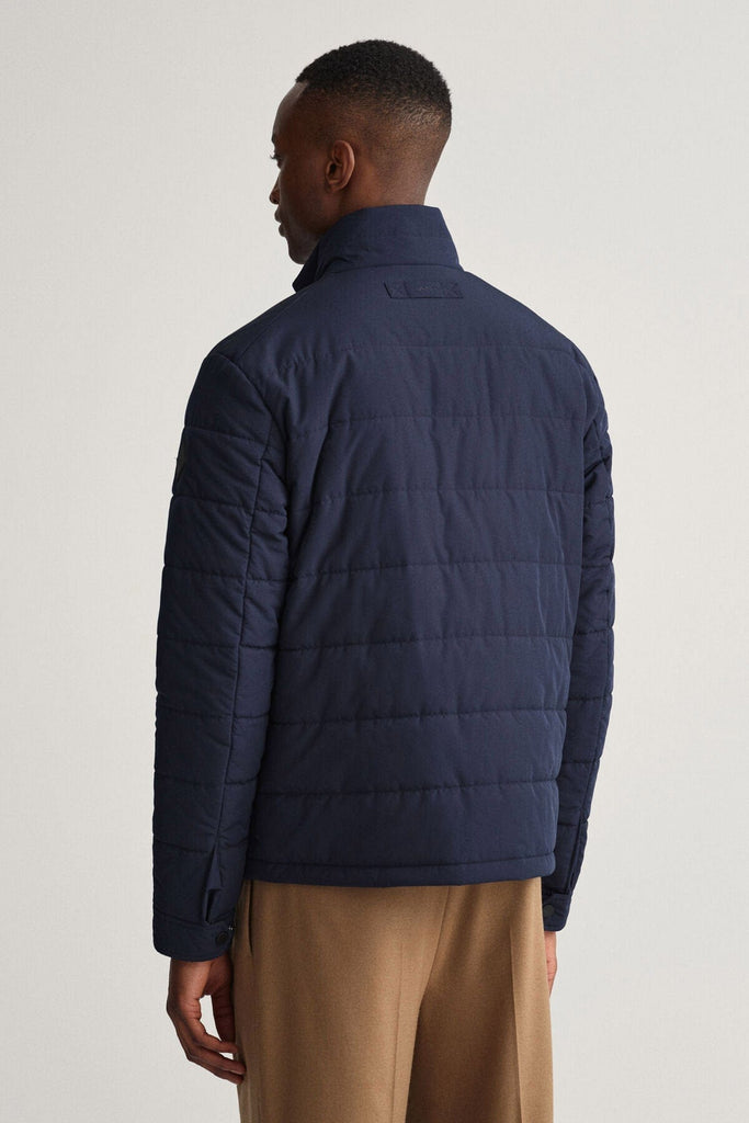 GANT Channel Quilted Windcheater - Evening Blue