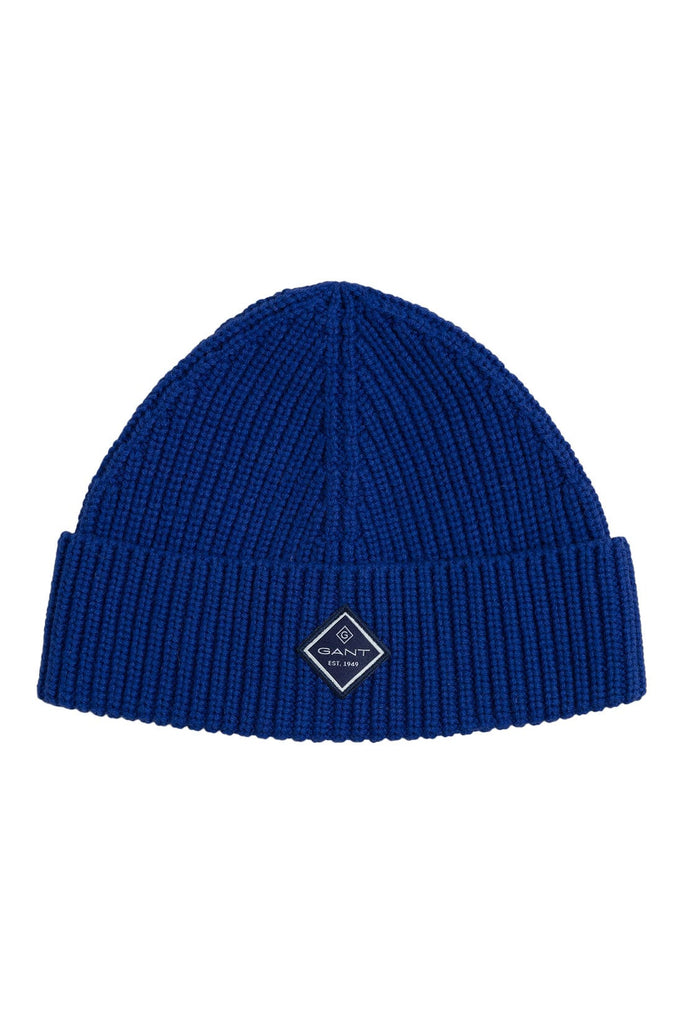 GANT Cotton Rib Knit Hat - Deep Blue 9910007_418_OS